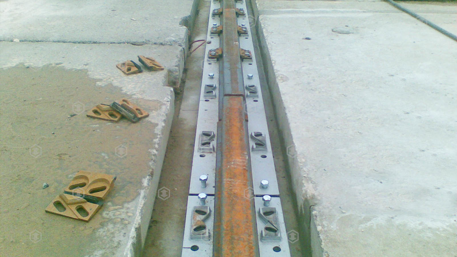 Crane rail mounting and repair services